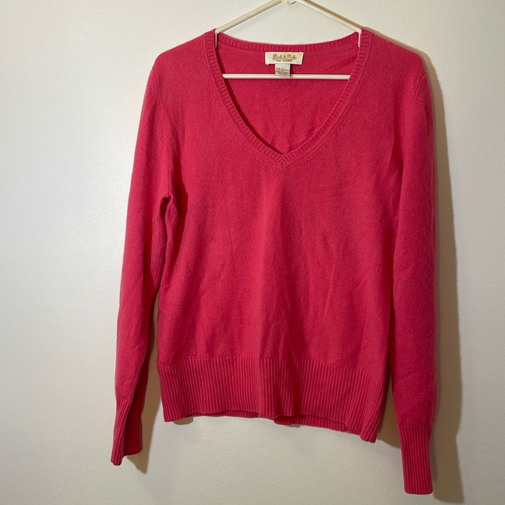 Peck & Peck pure cashmere Pink light sweater